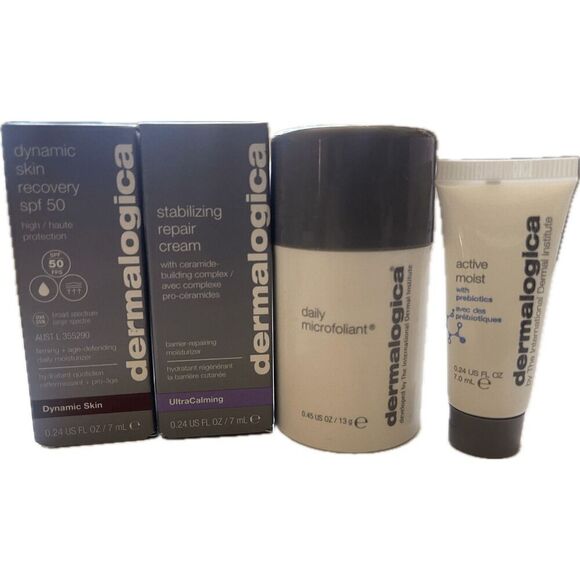 Dermalogica Daily Microfoliant 0.45oz/13g LOT Stabilizing Repair Cream NEW - Picture 1 of 1